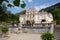 Facade of the Linderhof Castle in Bavaria (Germany)