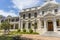 Facade of the main building of the Faculty of Theology of the Stellenbosch University in Stellenbosch, Western Cape, South Africa