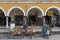 Facade of the Main Market, Mercado Municipal in Valladolid Mexico