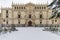 facade of major college of Saint Ildefonso belonging to the complutense university in the city of alcala de henares