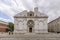 The facade of the Malatesta temple, known as the Duomo and from 1809 became a cathedral with the title of Santa Colomba, Rimini, I