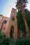 The facade of the Martorana church in Palermo, with its beautiful tower, in the Arab Norman style