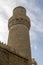 Facade and minaret of the Muhammad Mosque in Baku, Azerbaijan