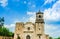 Facade of the Mission San Jose church in San Antonio Texas