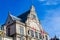 Facade of Nederlands Toneel Gent NTGent or NTG, a famous theatre in Sint-Baafsplein square, in Ghent, Belgium