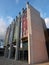 Facade of the new west yorkshire playhouse theatre building in saint peters street Leeds