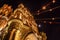 Facade Night Moon Parroquia Church San Miguel Mexico