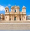 Facade of Noto Cathedral in Sicily