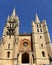 Facade of Notre-Dame-et-Saint-Privat cathedral in Mende