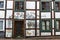 Facade of an old medieval house in Hamelin, Germany