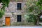 Facade of an old stone building in Colonia del Sacramento, Uruguay