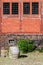 Facade in the old town of Aarhus