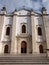 Facade of the old town church in Leiria, Centro - Portugal