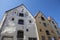 Facade of old warehouses in Tallinn, Estonia, Baltic States