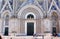 Facade of Orvieto Cathedral, Umbria, Italy