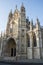 Facade of Our Blessed Lady of the Sablon Church, Brussels, Belgium