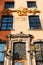 Facade of the Paeffgen pub in the old town of Cologne, Germany