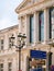 Facade of palais de justice in Nice city