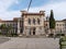 Facade of the Palais de Rumine and and the Palace de la Riponne.