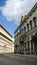 Facade of the PALAZZO DELLA CONSULTA, with decorative friezes and statues