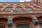 Facade of Red Town Hall (Rotes Rathaus) in Berlin, Germany