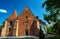 The facade of the Romanesque church of the Order of the Knights