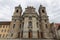 Facade of Saint Martin\\\'s Basilica in Weingarten. Former main church of Weingarten abbey