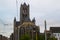 Facade of Saint Nicholas` Church Sint-Niklaaskerk in Ghent, Belgium, Europe