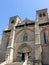 Facade of the Saint-Robert abbey in La Chaise-Dieu