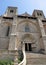 Facade of the Saint-Robert abbey in La Chaise-Dieu