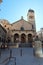 Facade of the Sanctuary of Maria Auxiliadora in Alcoy, Alicante, Spain