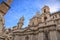 Facade of Sant\\\'Agnese in Agone, Baroque church in Navona Square at Rome, Italy.