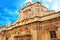 Facade of St Nicholas Church of Valletta