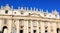 Facade of St. Peter\'s Basilica in Rome, Italy