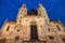 Facade of St Stephen Cathedral in night, Vienna