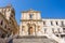 Facade and stairway of the Church of San Francesco d`Assisi at t