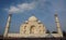 Facade of Taj Mahal in Agra, India