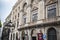 Facade of Theater,Teatre Principal, or Teatre de la Santa Creu. It is the oldest city theater, works from the sixteenth century.