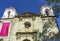Facade Towers Capilla de Belem Church Oaxaca Mexico