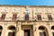 Facade of the town hall of Monreale city, province of Palermo, Sicily