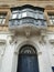 Facade with traditional balconies