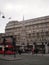 Facade Of A Train Station In Front Of A Great Obelisk In London. December 26, 2011. London, England, Europe. Travel Tourism Street