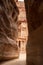 Facade of the Treasury of Petra, Jordan