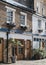 Facade of the typical mews houses in London, UK