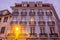 Facade typical of the old buildings of Lisbon