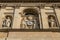 Facade of university Sorbonne in Paris