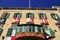 Facade in Valletta, Malta