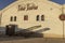 Facade of a winemaking cooperative in Ribera del Duero, Burgos, Spain