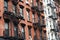 Facades of the buildings in new York city