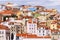 Facades of the city of Lisbon, Portugal